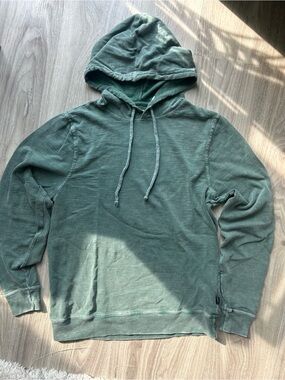 Lucky Brand | Weekend Slub Jersey Hoodie in Washed out Green (Small)